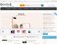 Tablet Screenshot of genious.be